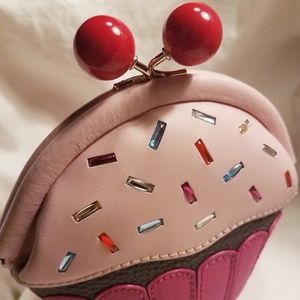 KATE SPADE Cupcake Leather Clutch